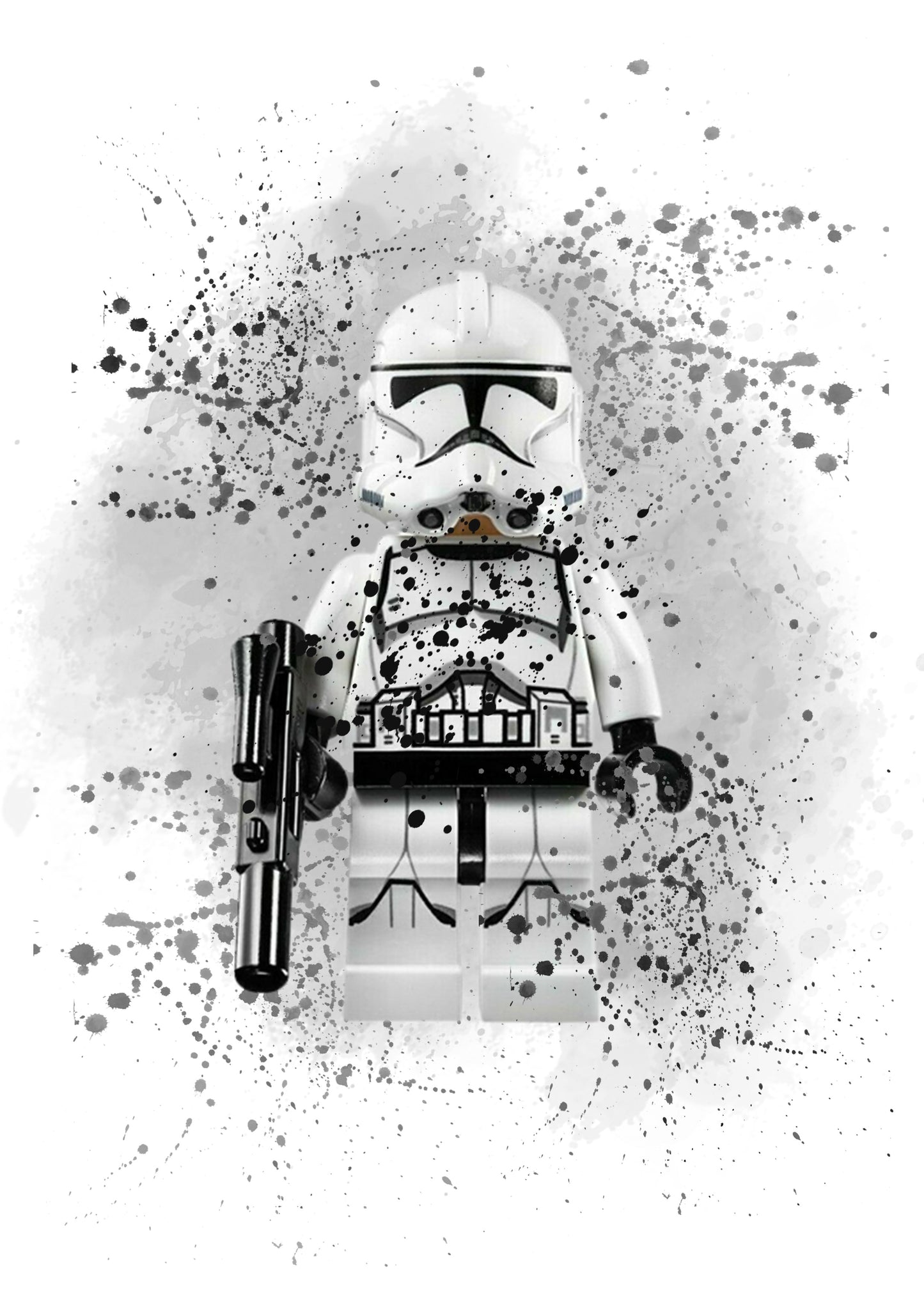 Star Wars Lego Clone Troopers Watercolour Set of 4 Prints Wall Art